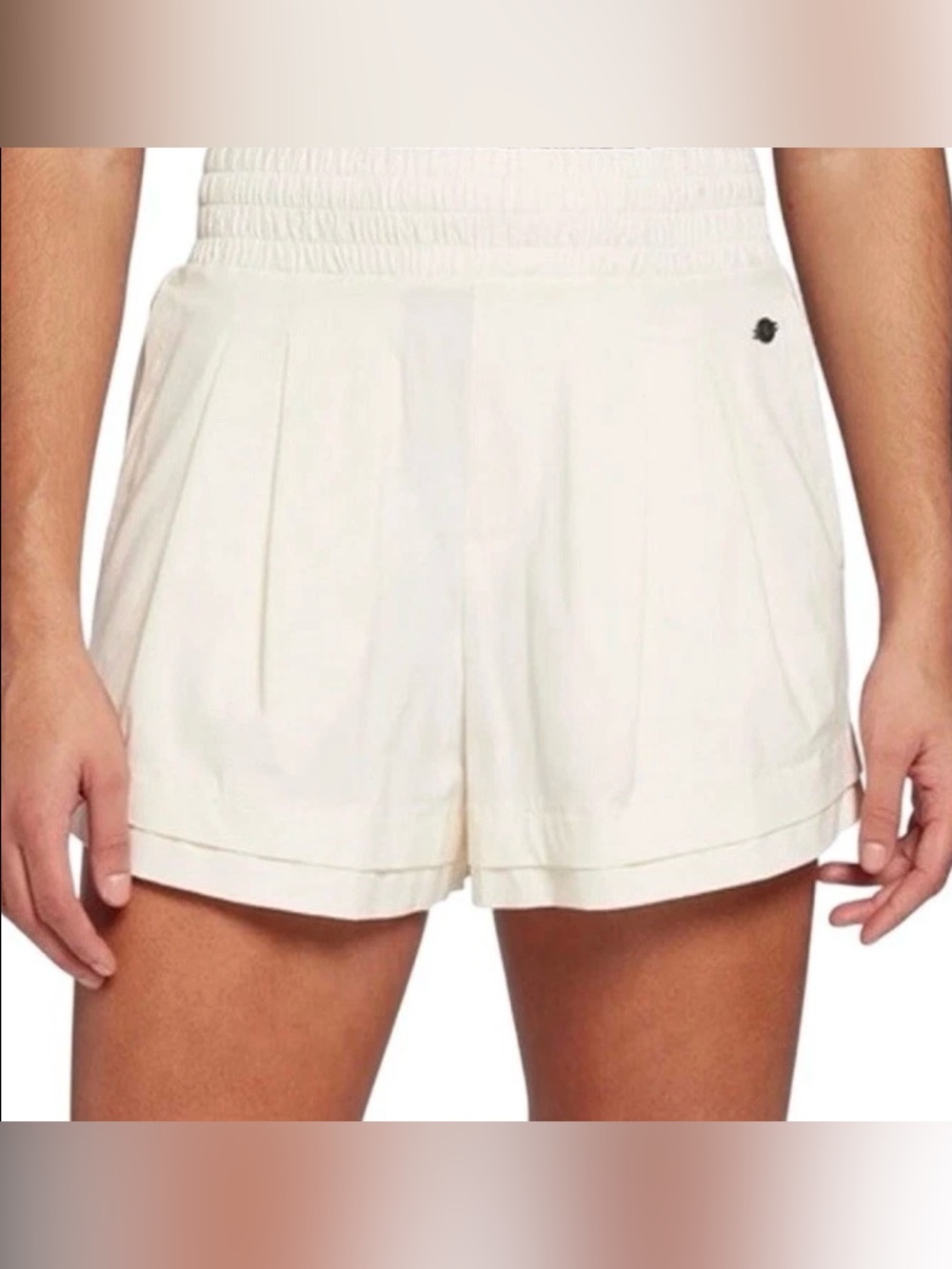 CALIA Journey Collection High-Waist Pleated Athletic Shorts XL NWT